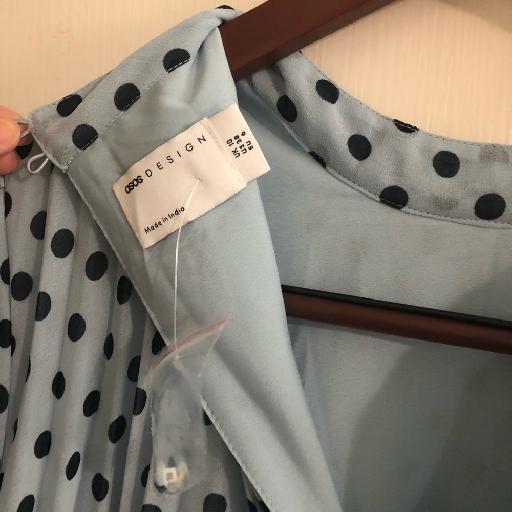 Blue dotted dress - Picture 5 of 5